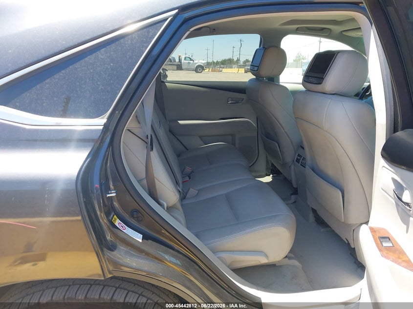 2011 Lexus Rx 350 VIN 2T2BK1BAXBC101341 IAAI salvage auction — FRONT END, Salvage (California), sold $4,100 on 2026-07-09 (photo 8)