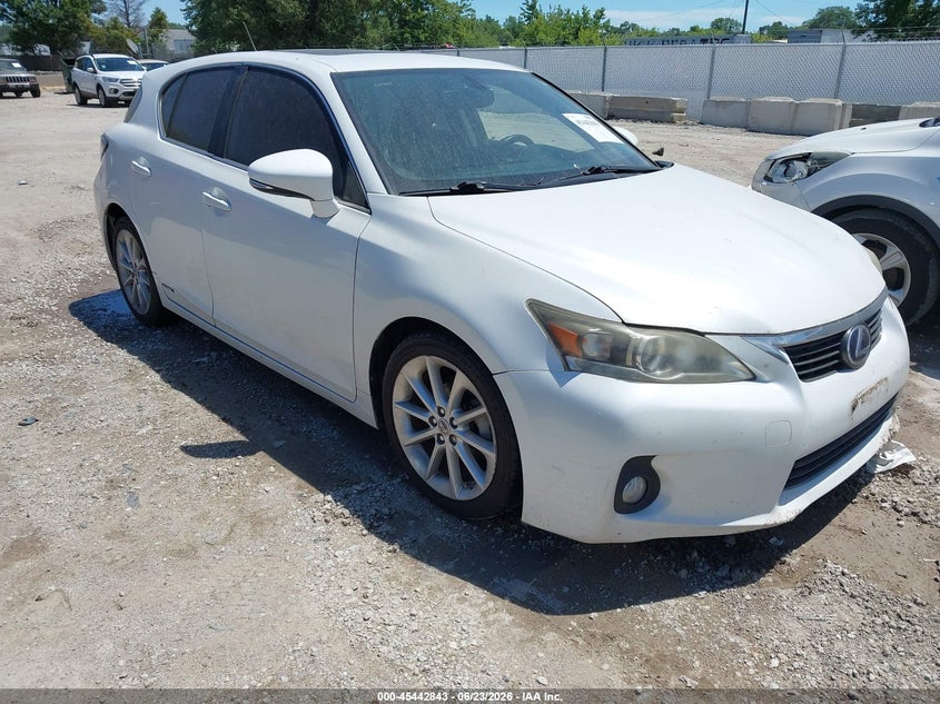 2013 Lexus Ct VIN JTHKD5BH6D2165234 IAAI salvage auction — LEFT FRONT, Salvage (Illinois), sold $3,150 on 2026-07-28 (photo 1)