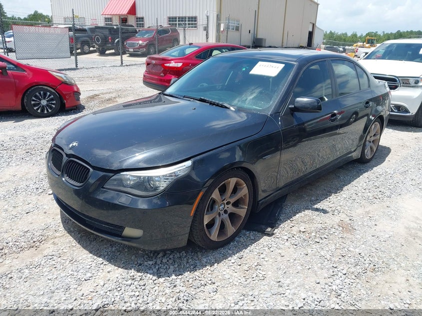 2008 BMW 5 series VIN WBANW13538CZ78646 IAAI salvage auction — WATER/FLOOD, Salvage (Mississippi), sold $300 on 2026-07-17 (photo 2)