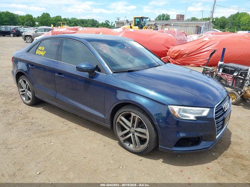 2017 Audi A3 VIN WAUAUGFF7H1066710 IAAI salvage auction — NORMAL WEAR, Clear (New Jersey), sold $3,200 on 2026-07-11 (photo 1)