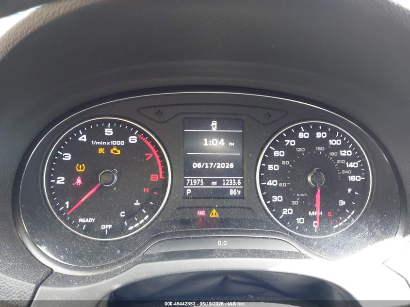 2017 Audi A3 VIN WAUAUGFF7H1066710 IAAI salvage auction — NORMAL WEAR, Clear (New Jersey), sold $3,200 on 2026-07-11 (photo 7)