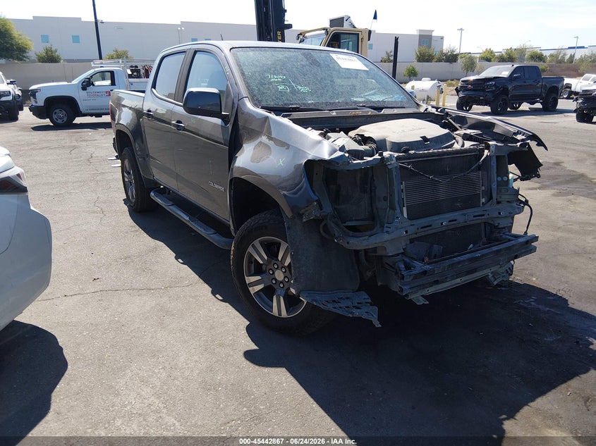 2017 Chevrolet Colorado VIN 1GCGSBENXH1302832 IAAI salvage auction — FRONT END, Salvage Title, sold $3,050 on 2026-08-02 (photo 1)