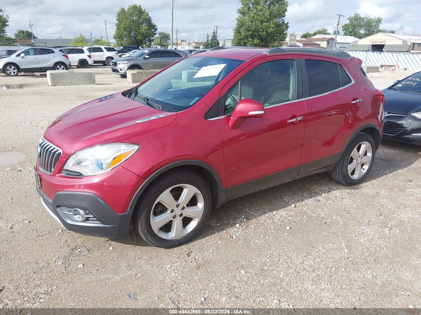 2015 Buick Encore VIN KL4CJCSB0FB077954 IAAI salvage auction — LEFT SIDE, Salvage (Illinois), sold $475 on 2026-07-30 (photo 2)