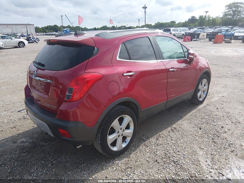 2015 Buick Encore VIN KL4CJCSB0FB077954 IAAI salvage auction — LEFT SIDE, Salvage (Illinois), sold $475 on 2026-07-30 (photo 4)