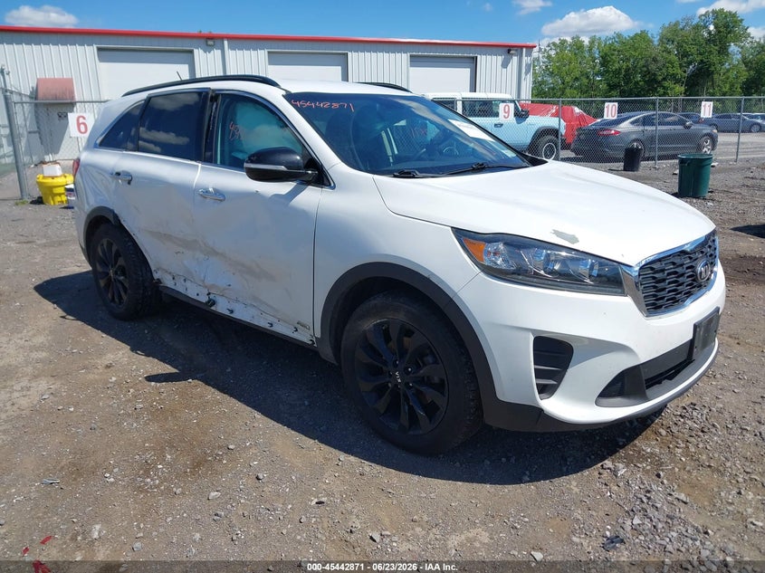 2019 Kia Sorento VIN 5XYPGDA52KG587312 IAAI salvage auction — REAR END, Salvage Title, sold $425 on 2026-07-28 (photo 1)