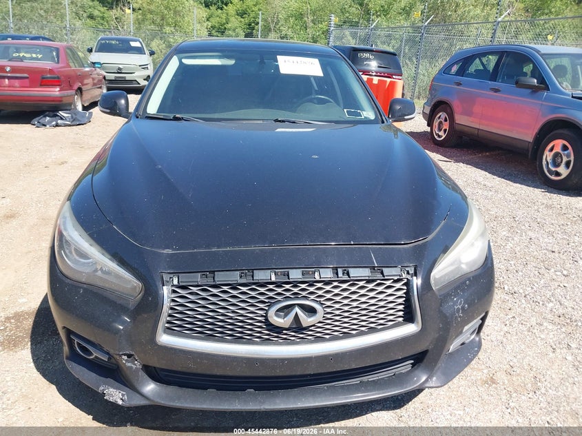 2014 Infiniti Q50 VIN JN1BV7AR0EM689881 IAAI salvage auction — NORMAL WEAR, Clear (Illinois), sold $1,200 on 2026-07-22 (photo 6)