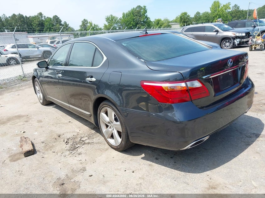 2011 Lexus Ls 460 VIN JTHGL5EFXB5044124 IAAI salvage auction — ENGINE DAMAGE, Salvage (Virginia), sold $675 on 2026-07-31 (photo 3)