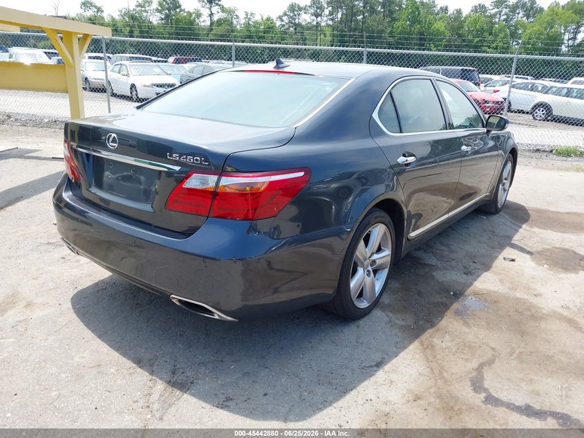 2011 Lexus Ls 460 VIN JTHGL5EFXB5044124 IAAI salvage auction — ENGINE DAMAGE, Salvage (Virginia), sold $675 on 2026-07-31 (photo 4)