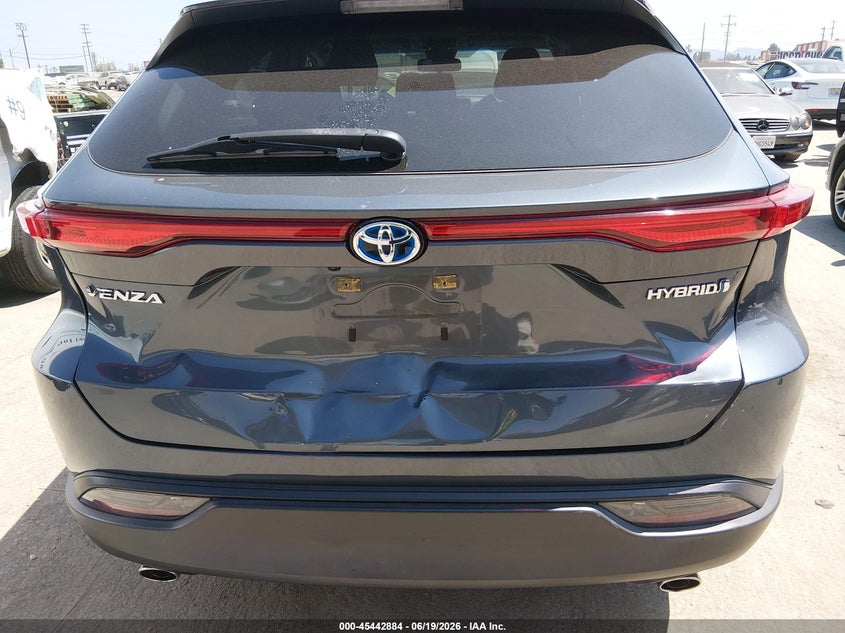 2022 Toyota Venza VIN JTEAAAAH0NJ117814 IAAI salvage auction — REAR END, Salvage Title, sold $12,800 on 2026-07-30 (photo 6)