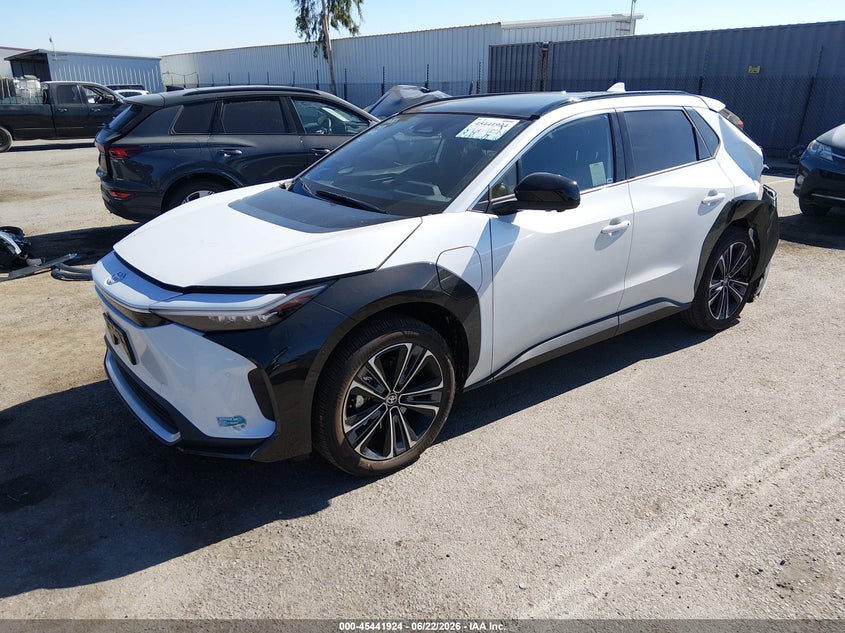 2025 Toyota Bz4x VIN JTMAAAAA7SA057761 IAAI salvage auction — REAR END, Salvage Title, sold $12,050 on 2026-08-24 (photo 2)