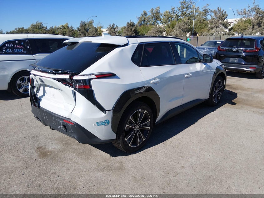 2025 Toyota Bz4x VIN JTMAAAAA7SA057761 IAAI salvage auction — REAR END, Salvage Title, sold $12,050 on 2026-08-24 (photo 4)