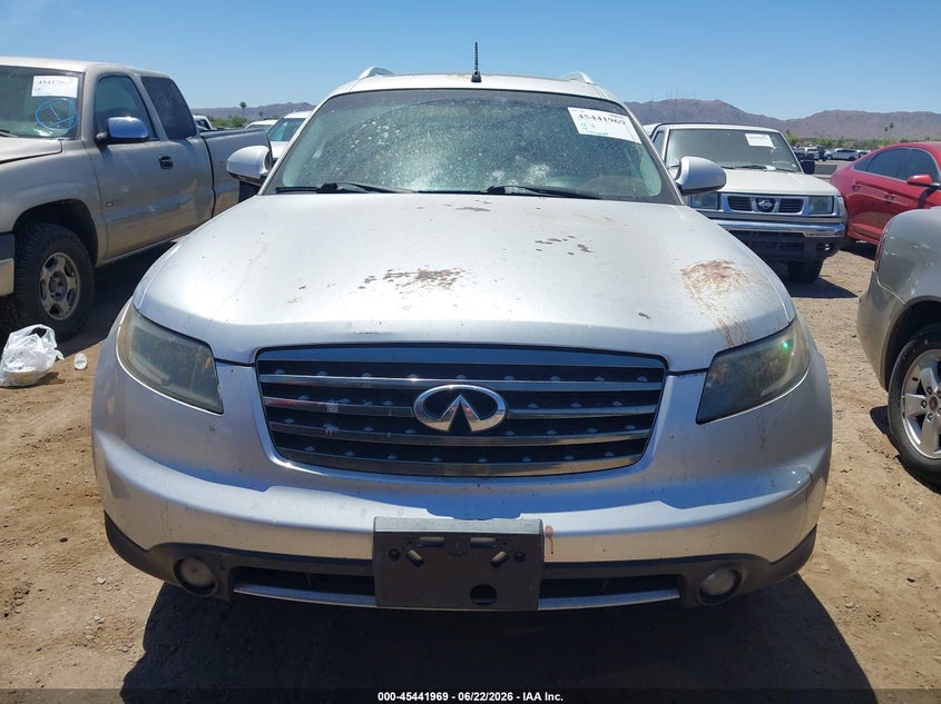 2008 Infiniti Fx45 VIN JNRBS08W38X400259 IAAI salvage auction — NORMAL WEAR, Clear-Dealer Only (Arizona), sold $275 on 2026-07-28 (photo 6)