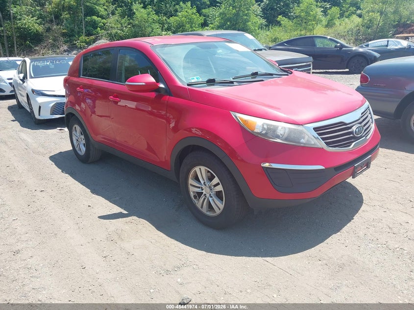 2011 Kia Sportage VIN KNDPB3A21B7143754 IAAI salvage auction — VANDALISM, Salvage (Idaho), sold $625 on 2026-07-21 (photo 1)