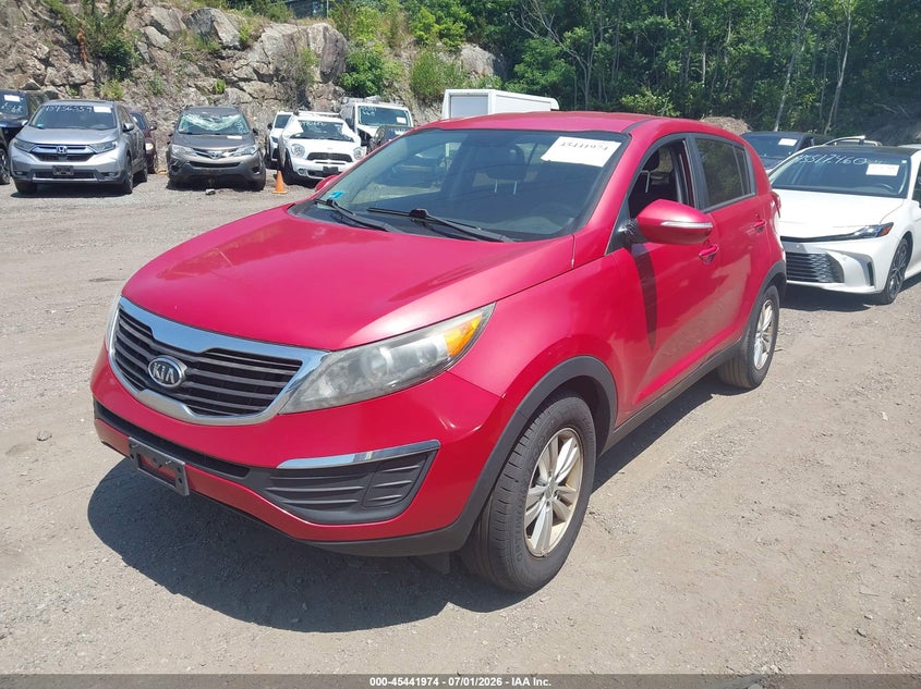 2011 Kia Sportage VIN KNDPB3A21B7143754 IAAI salvage auction — VANDALISM, Salvage (Idaho), sold $625 on 2026-07-21 (photo 2)