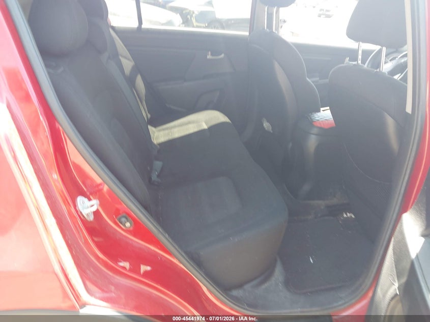 2011 Kia Sportage VIN KNDPB3A21B7143754 IAAI salvage auction — VANDALISM, Salvage (Idaho), sold $625 on 2026-07-21 (photo 8)
