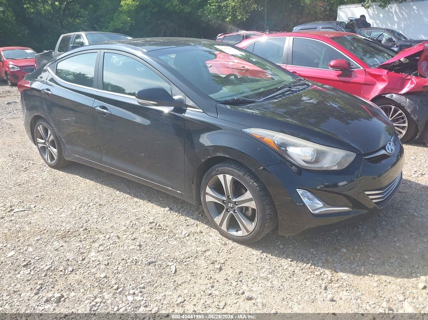 2014 Hyundai Elantra VIN KMHDH4AH8EU077376 IAAI salvage auction — NORMAL WEAR, Clear (Tennessee), sold $875 on 2026-07-16 (photo 1)