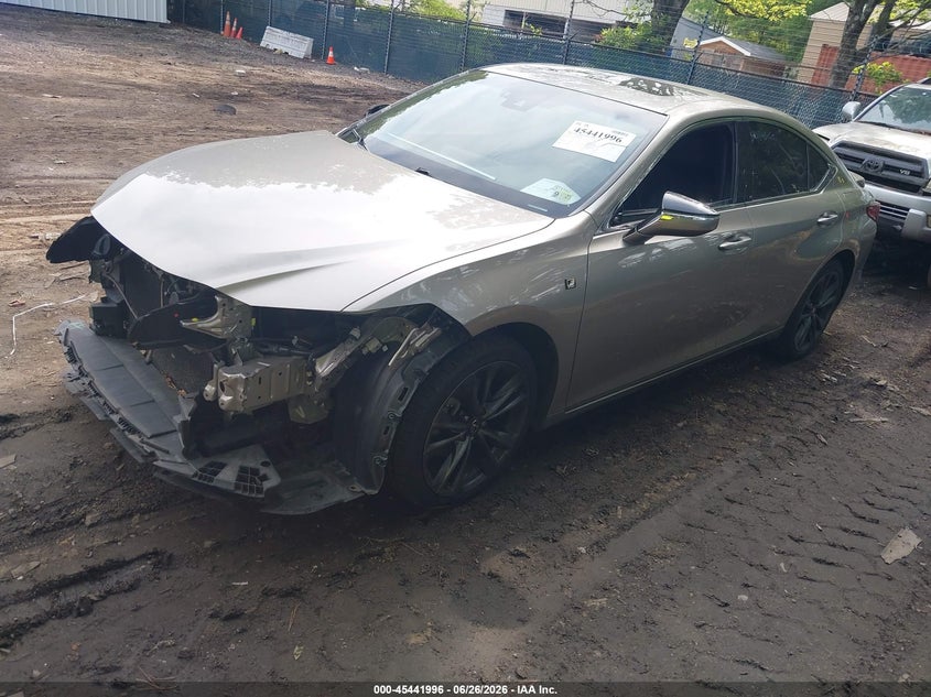 2020 Lexus ES VIN 58AGZ1B14LU069632 IAAI salvage auction — FRONT END, Salvage (Virginia), sold $7,400 on 2026-07-25 (photo 2)