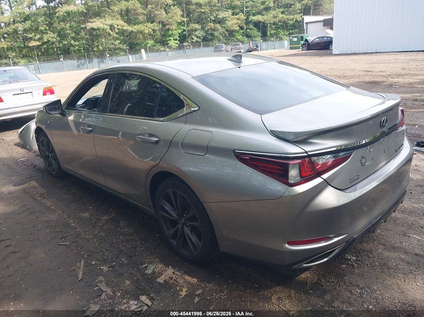 2020 Lexus ES VIN 58AGZ1B14LU069632 IAAI salvage auction — FRONT END, Salvage (Virginia), sold $7,400 on 2026-07-25 (photo 3)
