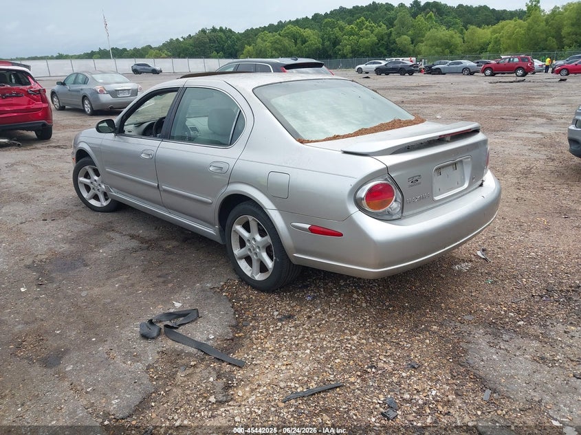 2003 Nissan Maxima VIN JN1DA31D23T500894 IAAI salvage auction — ENGINE DAMAGE, Rebuilt (Mississippi), sold $250 on 2026-07-29 (photo 3)