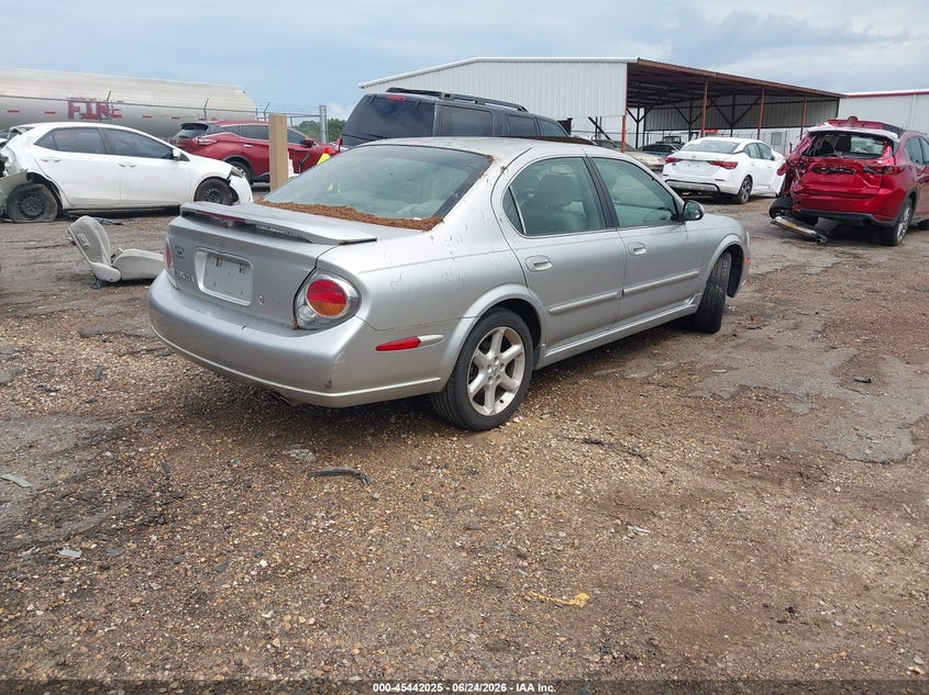 2003 Nissan Maxima VIN JN1DA31D23T500894 IAAI salvage auction — ENGINE DAMAGE, Rebuilt (Mississippi), sold $250 on 2026-07-29 (photo 4)