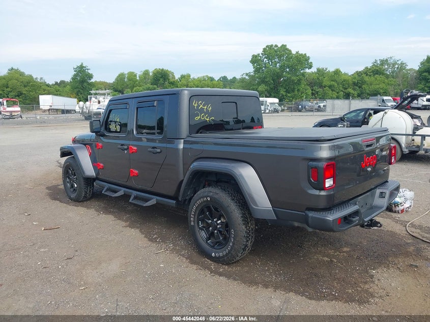 2021 Jeep Gladiator VIN 1C6HJTAGXML517296 IAAI salvage auction — FRONT END, Salvage Title, sold $8,000 on 2026-08-23 (photo 3)