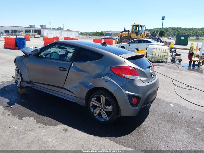 2015 Hyundai Veloster VIN KMHTC6AE5FU224654 IAAI salvage auction — FRONT END, Salvage (Missouri), sold $25 on 2026-07-28 (photo 3)