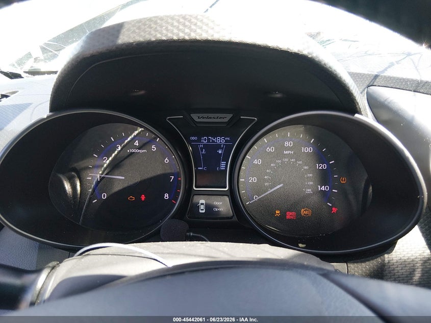2015 Hyundai Veloster VIN KMHTC6AE5FU224654 IAAI salvage auction — FRONT END, Salvage (Missouri), sold $25 on 2026-07-28 (photo 7)