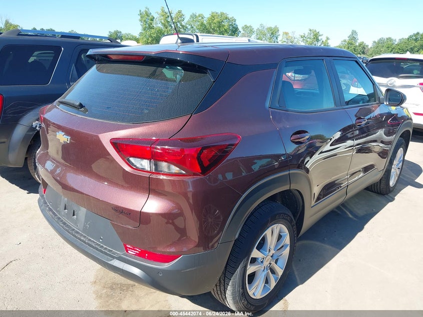 2022 Chevrolet Trailblazer VIN KL79MNSL2NB014281 IAAI salvage auction — HAIL, Salvage (Ohio), sold $5,600 on 2026-07-28 (photo 4)