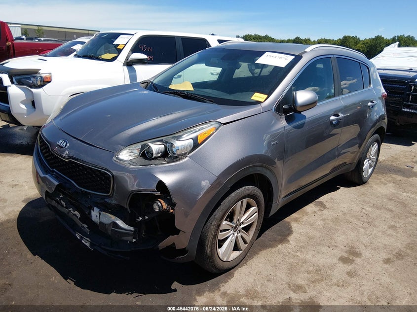 2017 Kia Sportage VIN KNDPMCAC5H7235977 IAAI salvage auction — FRONT END, Salvage (Ohio), sold $2,250 on 2026-07-28 (photo 2)
