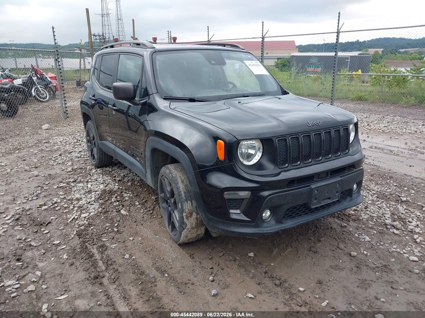 2021 Jeep Renegade VIN ZACNJDBB6MPN33296 IAAI salvage auction — REAR END, Salvage Title, sold $4,500 on 2026-08-16 (photo 1)