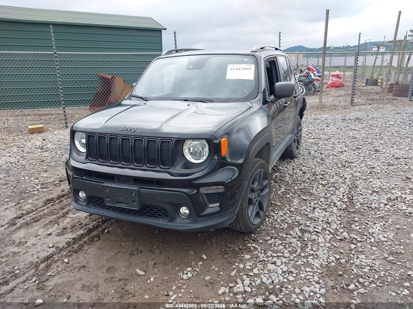 2021 Jeep Renegade VIN ZACNJDBB6MPN33296 IAAI salvage auction — REAR END, Salvage Title, sold $4,500 on 2026-08-16 (photo 2)
