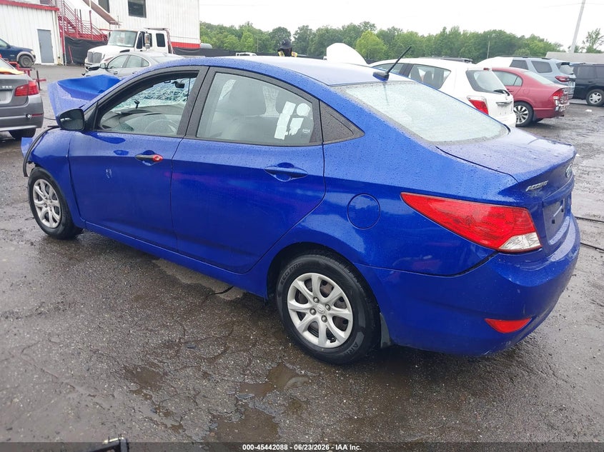 2013 Hyundai Accent VIN KMHCT4AE3DU362162 IAAI salvage auction — FRONT END, Salvage Title, sold $275 on 2026-07-22 (photo 3)