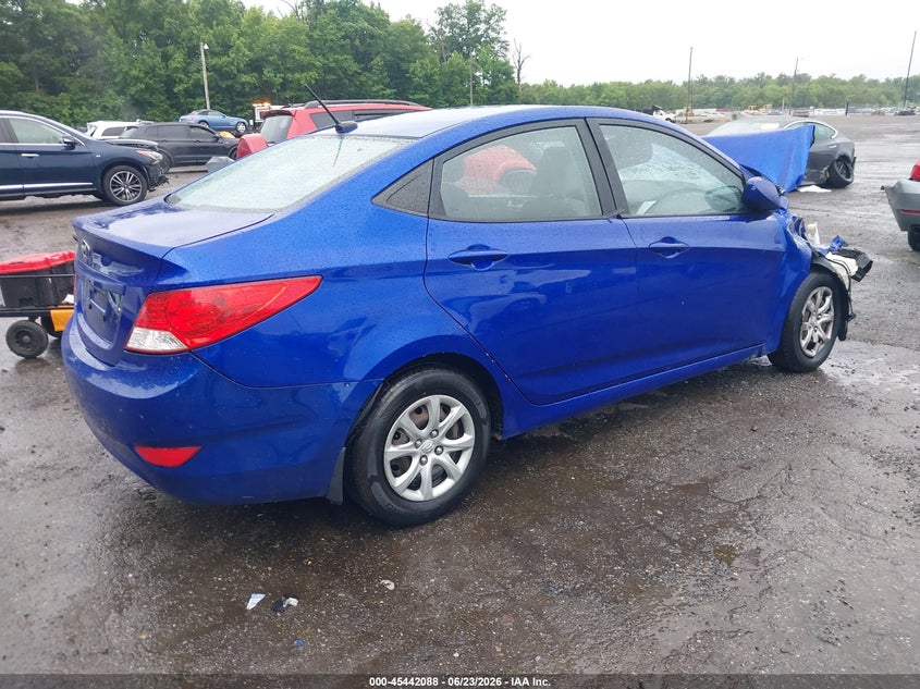 2013 Hyundai Accent VIN KMHCT4AE3DU362162 IAAI salvage auction — FRONT END, Salvage Title, sold $275 on 2026-07-22 (photo 4)