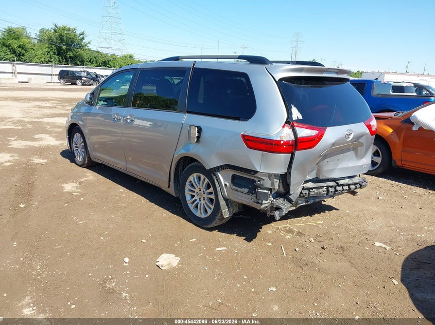 2015 Toyota Sienna VIN 5TDYK3DC3FS679285 IAAI salvage auction — FRONT & REAR, Bill Of Sale (Kentucky), sold $1,850 on 2026-07-30 (photo 3)