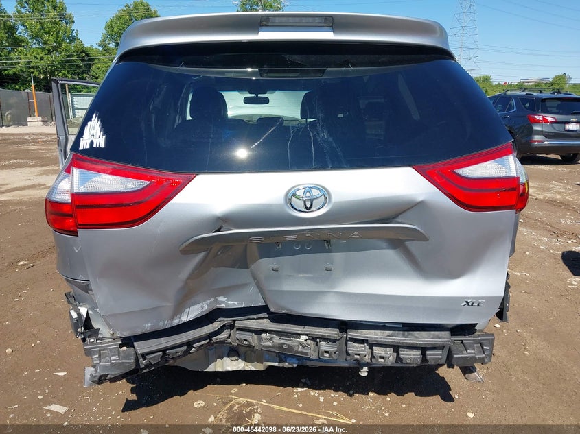 2015 Toyota Sienna VIN 5TDYK3DC3FS679285 IAAI salvage auction — FRONT & REAR, Bill Of Sale (Kentucky), sold $1,850 on 2026-07-30 (photo 6)