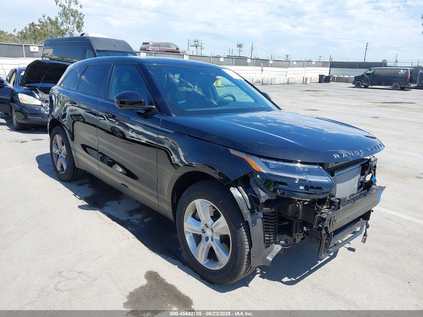 2026 Land rover Range rover velar VIN SALYJ2EX7TA818737 IAAI salvage auction — FRONT END, Salvage Title, sold $28,750 on 2026-08-02 (photo 1)