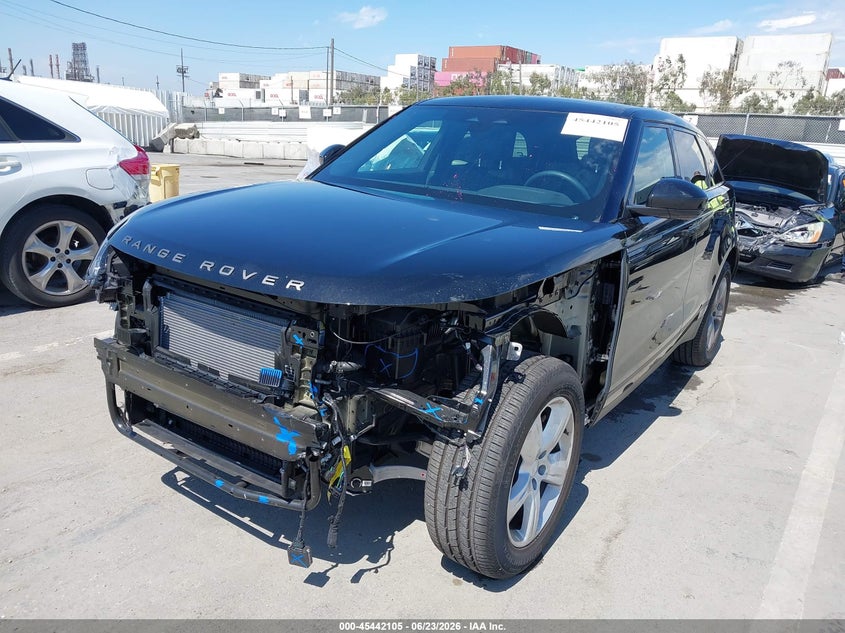 2026 Land rover Range rover velar VIN SALYJ2EX7TA818737 IAAI salvage auction — FRONT END, Salvage Title, sold $28,750 on 2026-08-02 (photo 6)