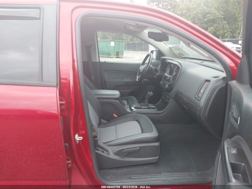 2021 Chevrolet Colorado VIN 1GCGSDEN2M1106406 IAAI salvage auction — FRONT END, Clear (South Carolina), sold $7,100 on 2026-07-19 (photo 5)