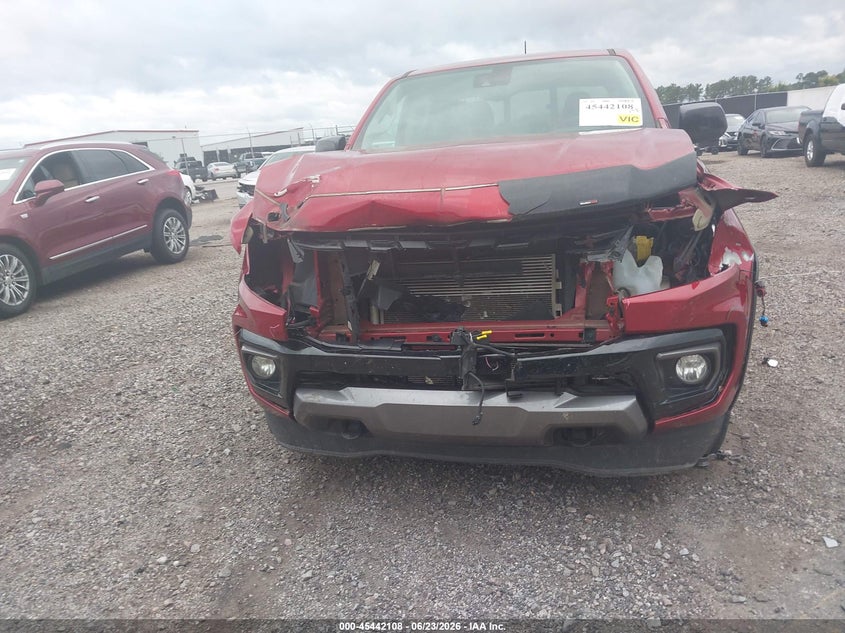 2021 Chevrolet Colorado VIN 1GCGSDEN2M1106406 IAAI salvage auction — FRONT END, Clear (South Carolina), sold $7,100 on 2026-07-19 (photo 6)