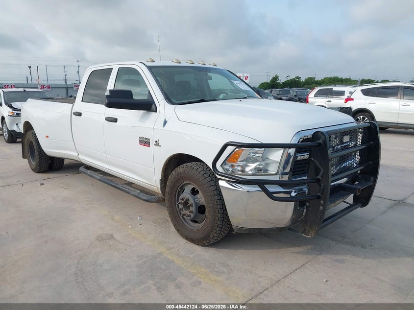 2012 Ram 3500 VIN 3C63DPGL8CG320054 IAAI salvage auction — HAIL, Original (Texas), sold $12,500 on 2026-08-03 (photo 1)