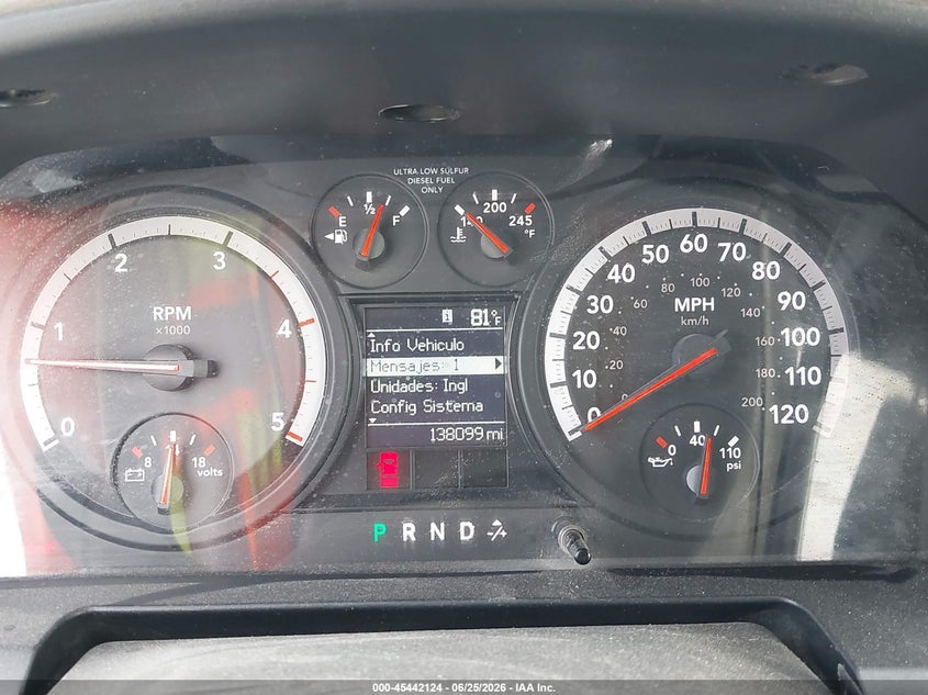 2012 Ram 3500 VIN 3C63DPGL8CG320054 IAAI salvage auction — HAIL, Original (Texas), sold $12,500 on 2026-08-03 (photo 5)