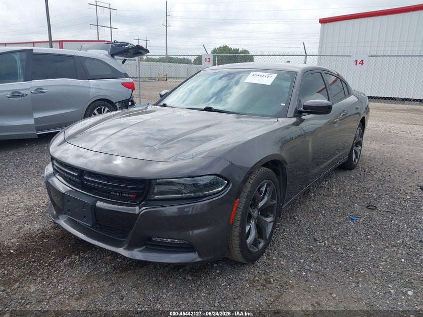 2015 Dodge Charger VIN 2C3CDXHG4FH852615 IAAI salvage auction — REAR END, Salvage Title, sold $3,650 on 2026-07-26 (photo 2)