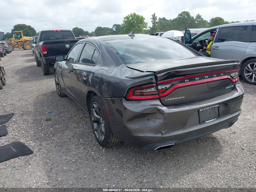 2015 Dodge Charger VIN 2C3CDXHG4FH852615 IAAI salvage auction — REAR END, Salvage Title, sold $3,650 on 2026-07-26 (photo 3)