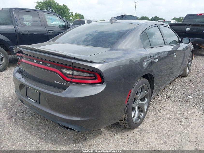 2015 Dodge Charger VIN 2C3CDXHG4FH852615 IAAI salvage auction — REAR END, Salvage Title, sold $3,650 on 2026-07-26 (photo 4)