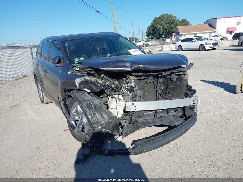2016 Toyota Highlander VIN 5TDYKRFH9GS131871 IAAI salvage auction — FRONT END, Rebuildable (Florida), sold $3,000 on 2026-07-08 (photo 6)