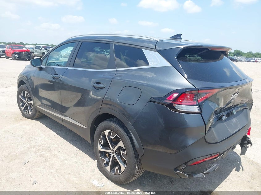 2023 Kia Sportage VIN KNDPVCAG5P7077705 IAAI salvage auction — REAR END, Salvage (Texas), sold $12,000 on 2026-07-21 (photo 3)