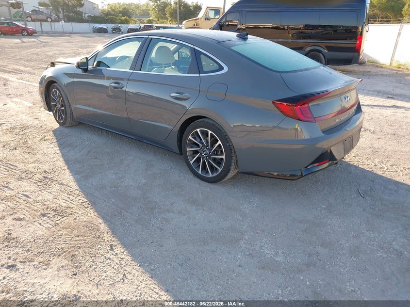 2020 Hyundai Sonata VIN 5NPEH4J21LH052993 IAAI salvage auction — FRONT END, Rebuildable (Florida), sold $5,800 on 2026-07-28 (photo 3)