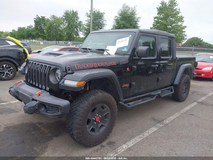 2020 Jeep Gladiator VIN 1C6JJTEG1LL203689 IAAI salvage auction — FRONT END, Salvage Title, sold $15,800 on 2026-08-31 (photo 2)