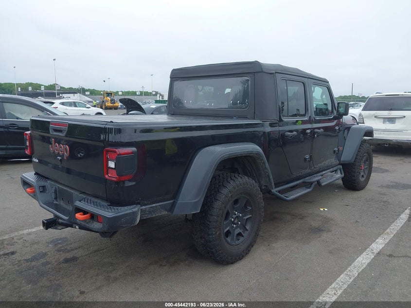 2020 Jeep Gladiator VIN 1C6JJTEG1LL203689 IAAI salvage auction — FRONT END, Salvage Title, sold $15,800 on 2026-08-31 (photo 4)