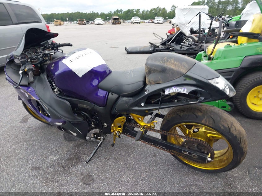 2008 Suzuki Gsx1300 r VIN JS1GX72A582108956 IAAI salvage auction — FRONT & REAR, Salvage (South Carolina), sold $850 on 2026-07-22 (photo 3)